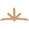 Ekena Millwork Alberta Smooth Timber Gable Bracket, Western Red Cedar, 72"W x 48"H x 1 1/2"D x 5 1/2"F, 16/12 Pitch GBW072X48X0206ALB00SWR - alternate 4
